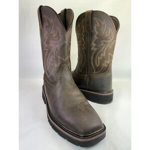 Wolverine Rancher Steel Toe Wellington Leather Work Boots Size 11EW
